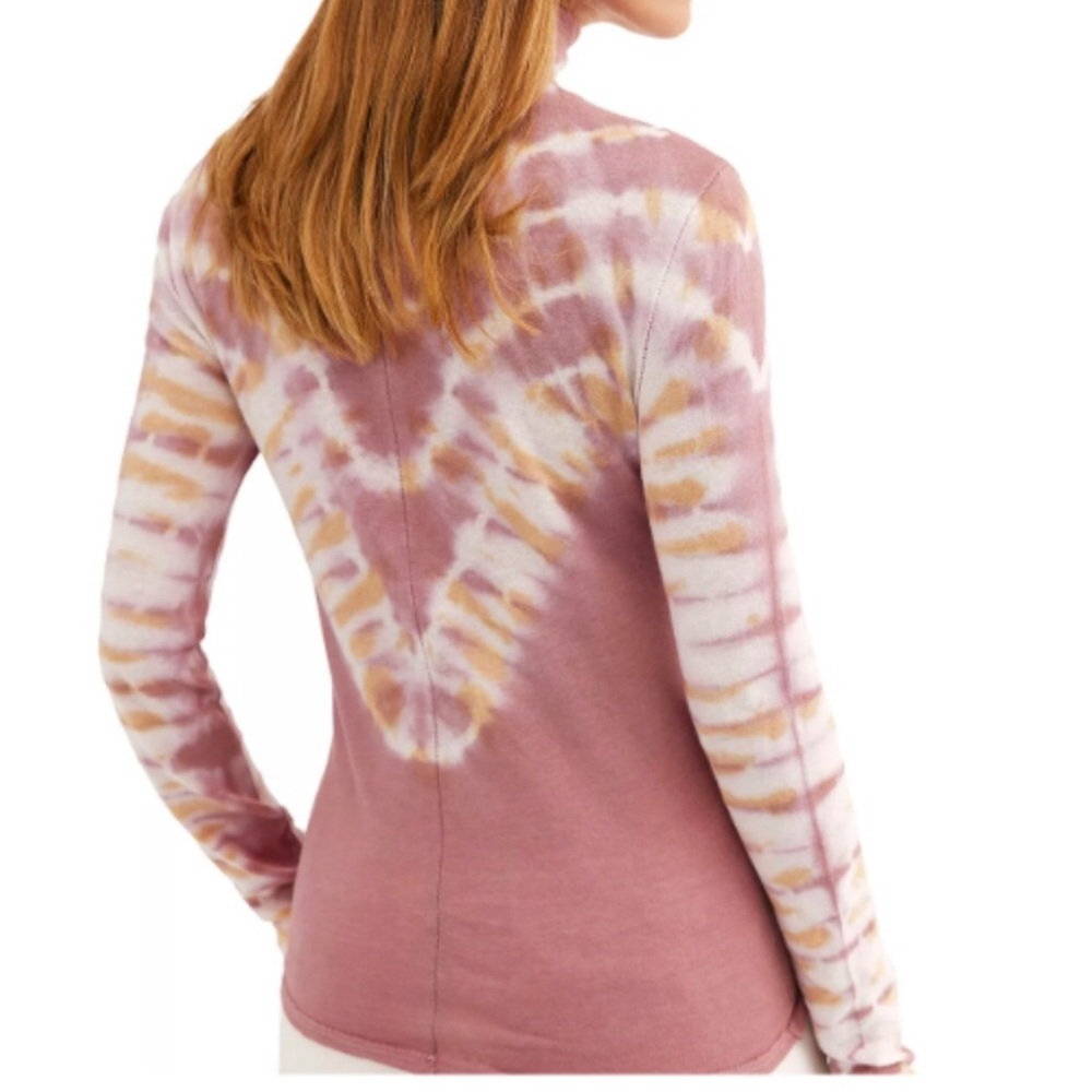 Free People Tie Dye Turtleneck